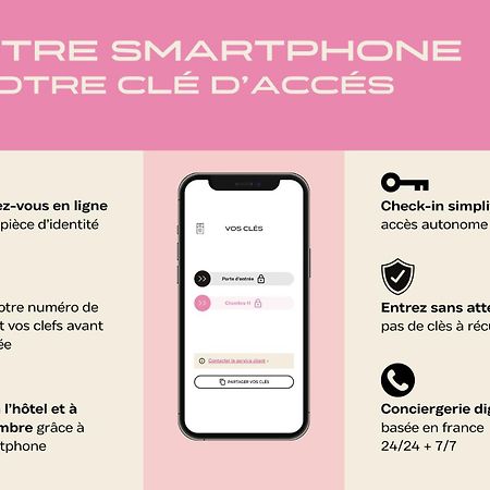 Hotel Des Sept - Entree Autonome, Reception En Ligne - Encore Mieux Orleans Exterior photo